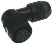 hr34b-12wlpk-10s Hirose Circular Connector, 10 Contacts, Cable, Miniature Connector, Plug, Female, IP67, IP68, HR34B Series