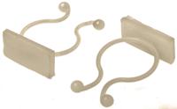 817-8906 RS PRO Natural Nylon Cable clip, 20mm Max. Bundle