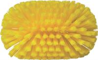 70396 Vikan Medium Bristle Yellow Scrub Brush, 40mm bristle length, Polyester, Polypropylene, Stainless Steel bristle material