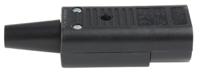 47350000 Schurter E Cable Mount IEC Connector Male, 10A, 250 V