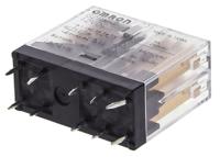 g2rk-2-dc12 Omron PCB Mount Latching Power Relay, 12V dc Coil, 5A Switching Current, DPDT
