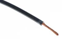 13433-01-020 Hew Heinz Eilentropp SIFF Series Black 1.1 mm² Hook Up Wire, 17 AWG, 516/0.05 mm, 20m, Silicone Insulation,