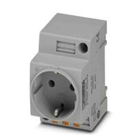 0804038 Phoenix Contact German Mains Sockets, 16A, DIN Rail, 250 V