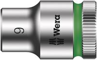 05003554001 Wera 3/8 in Drive 9mm Standard Socket, 6 point, 29 mm Overall Length