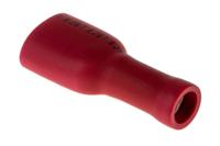 flvddf125-250a-s-lf JST FLVDDF Red Insulated Female Spade Connector, Receptacle, 6.35 x 0.8mm Tab Size, 0.25mm² to 1.65mm²