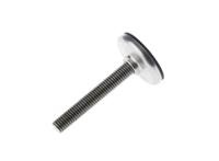 a300004 Nu-Tech Engineering M10 Stainless Steel Adjustable Foot, 600kg Static Load Capacity