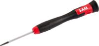 276-f-2 SAM Slotted Precision Screwdriver, 2 mm Tip, 50 mm Blade, 141 mm Overall