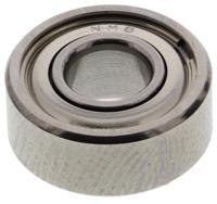 ddl-1040zzra1p25ly121 NMB DDL-1040ZZRA1P25LY121 1 Row Ball Bearing - 4 mm ID, 10 mm OD