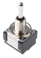 mte-206-s KNITTER-SWITCH Toggle Switch, Panel Mount, (On)-Off-(On), DPDT, Solder Terminal