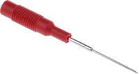 973601101 Hirschmann Fixed Test Probe, 1mm Tip, 30 V ac, 60V dc, 4mm Socket