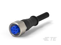 1-2273035-3 TE Connectivity Female 5 way M12 Socket to Sensor Actuator Cable, 5 m