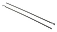 183-4224 RS PRO Cable Tie, Ball Lock, 200mm x 4.6 mm 304 Stainless Steel, Pk-100