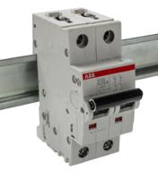 2cds252001r0517-s202-k25 ABB System Pro M Compact S200 MCB, 2P, 25A Curve K, 400V AC, 125V DC, 10 kA Breaking Capacity