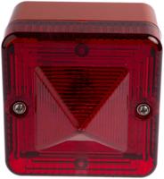 l101xac230brr e2s L101X Series Red Flashing Beacon, 230 V ac, Surface Mount, Xenon Bulb, IP66