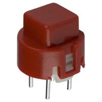 d6c40-f1-lfs C & K Red Tact Switch, SPST 100 mA@ 32 V