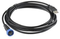 px04413m00 Bulgin USB 2.0, Male Mini USB B to Male USB A, 3m