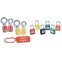 805856 Brady Black, Blue 6-Lock Lockout Tagout Kits