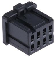 1-1827864-4 TE Connectivity, Dynamic 1000 Female Connector Housing, 2.5mm Pitch, 8 Way, 2 Row