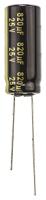 eeufm1e821l Panasonic 820μF Aluminium Electrolytic Capacitor 25V dc, Radial, Through Hole - EEUFM1E821L