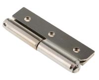 14-7-3394 Pinet Steel Butt Hinge with a Lift-off Pin, Screw Fixing, 50mm x 30mm x 1.2mm