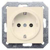 5ub1551 Siemens DELTA White 1 Gang Electrical Socket, 2 Poles, 16A, Schuko, Indoor Use