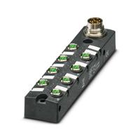1166980 Phoenix Contact SACB Series Sensor Box, M8, 3 way, 8 port