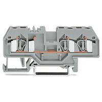 281-681-1 WAGO  281 Series Grey, 4mm², 3-Level, Cage Clamp Termination