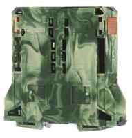 285-197 WAGO  285 Series Green/Yellow, 95mm², Single-Level, Power Cage Clamp Termination