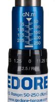 050250 Gedore Breaking Torque Wrench, 50 → 250Ncm, Round Drive, 8mm Insert