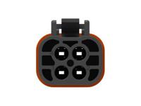 2356607-3 TE Connectivity, Superseal Pro Automotive Connector Plug Black Cable Mount 4 Way, Cable Termination
