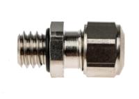 a100006030 SES Sterling A1 Series Metallic Nickel Plated Brass Cable Gland, M6 Thread, 2.5mm min., 3mm max., IP68, IP69K