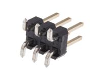 m20-8760342 HARWIN M20 Series Straight Surface Pin Header, 6 Contact(s), 2.54 mm Pitch, 2 Row, Unshrouded