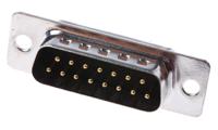 528-3547 RS PRO 15 Way Through Hole D-sub Connector Plug, 2.77mm Pitch
