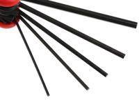 86hje7b Facom 7 piece Folding Hex Key Set, 1.5 - 2 - 2.5 - 3 - 4 - 5 - 6mm