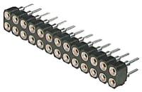 awd-12720z-t ASSMANN WSW AWD Series Straight Through Hole Mount PCB Socket, 20-Contact, 2-Row, 2.54mm Pitch, Solder Termination