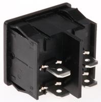 18057110 Marquardt Illuminated DPST, On-Off Rocker Switch Panel Mount