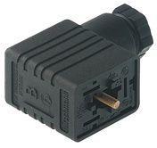 933933100-gml-209-nj-gb1-led-230-black Hirschmann GML 2P+E DIN 43650 B, Female Solenoid Valve Connector with Indicator Light, 250 V ac/dc Voltage