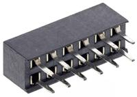 m22-7140642 HARWIN Straight Through Hole Mount PCB Socket, 12-Contact, 2-Row, 2mm Pitch, Solder Termination