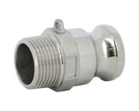 2246006 Sferaco Hose Connector, Straight Camlock Adaptor, BSP 1in 1in ID, 18 bar