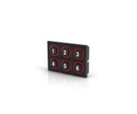 k09-00000009 EAO IP6K9K 6 Key Illuminated Keypad