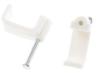 233-443 RS PRO White PE Rectangular cable clip