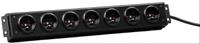 49bp7 CAE Multimedia Connect Schuko 7 Gang Power Distribution Unit, 2m Cable, 16A, 250 V ac