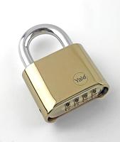 y126501271 Yale1 Combination Brass Combination Padlock, 40mm Body