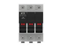 1snf100028r0000 TE Connectivity 30A Fuse Holder for 10 x 38mm Fuse, 3P, 600V