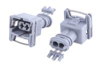 282680-1 TE Connectivity, Junior Power Timer Automotive Connector Socket Grey 2 Way, Solder Termination