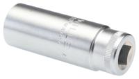02020017 STAHLWILLE 3/8 in Drive 17mm Deep Socket, 12 point, 65 mm Overall Length