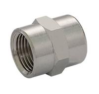 160223828 Norgren 16 Series Straight Threaded Adaptor, G 3/8 Female to G 1/4 Female, Threaded Connection Style