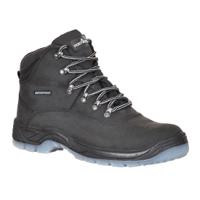 fw57bkr42 Portwest FW57 Black Steel Toe Capped Safety Boot, UK 8, EU 42