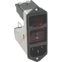cd441101151 Schurter C14 Panel Mount IEC Connector Male, 6A, 125 V, 250 V, Fuse Size 5 x 20mm