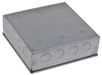 763-9242 RS PRO Steel Galvanised Square Adaptable Box, 150mm x 150mm x 50mm